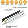thumbnail image 2 of 2 Pack LED Motion Sensor Closet Lights Battery Operated Stick On Anywhere Wireless Motion Sensor Light Under Cabinet Lighting Wireless 10 LED Lighting Motion Lights, 2 of 8
