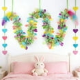 thumbnail image 3 of Easter Pastel Garland - 200cm Confetti Tinsel Style for Spring Party & Home Decor, 3 of 6