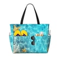 thumbnail image 1 of Easygdp Coral And Seashell On The Beach Bolsa de Viaje de Playa de Gran Capacidad, Bolsa Tote Perfecta para la Playa, Escapadas de Fin de Semana y Viajes, 1 of 7