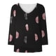 thumbnail image 4 of Pntutb Blusa de manga larga con cuello en V para mujer Pntutb Pntutb-5380, 4 of 5