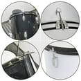 thumbnail image 6 of 8 Sets Double end Snare Drum Lugs Connector Drum Set Parts Accessories (Silver), 6 of 9