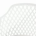 thumbnail image 3 of Abram Outdoor Modern Dining Chair, Set of 4, White, 3 of 8