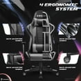 thumbnail image 5 of Homall Ergonomic & Lumbar Support Swivel Gaming Chair, Gray, 5 of 7