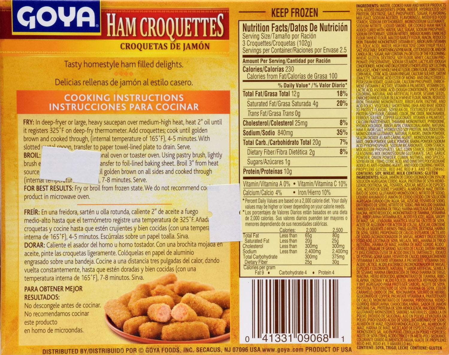 Goya Ham Croquettes, 8 Ct