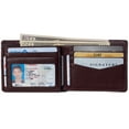 thumbnail image 6 of Alpine Swiss Mens Wallet for Men RFID Protected Leather Mens Wallet Spencer Bifold Divided Bill Section Gift Box 2 ID Windows 14 Card Storage Pockets, 6 of 8