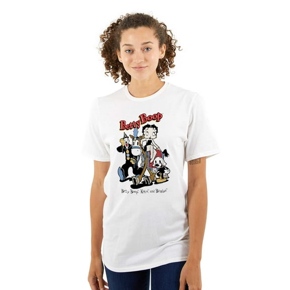 Betty Boop Koko The Clown Bimbo Women's Graphic T Shirt Tees Brisco Brands S