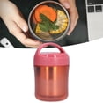 thumbnail image 1 of Insulated Lunch Container, Keep Warm and Cold Insulated Food Jar Separately Design  for Drinking Water Nutritious Soup for Making Milk Coffee Yellow,Blue,Red, 1 of 7