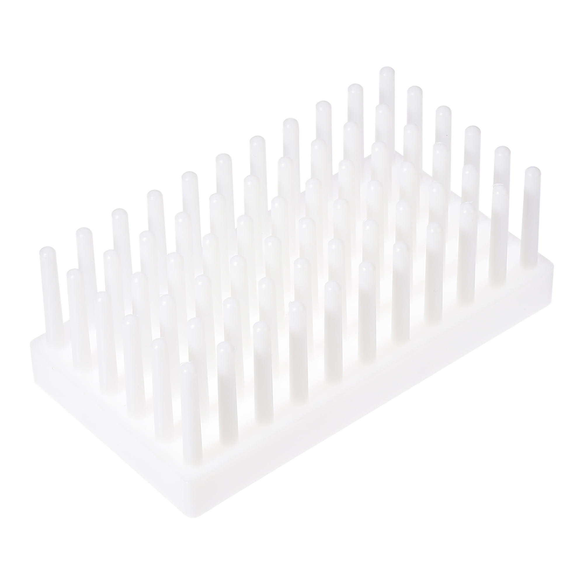 Polypropylene Test Tube Stand Holder Rack 66 Wells for 10mm15mm Tubes White