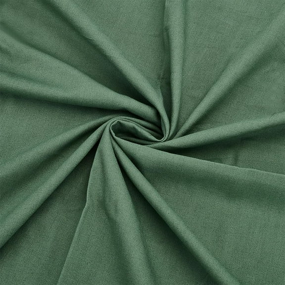 1pc Sea Green Linen Fabric Cloth 56.7x39.4 Inch 0.5mm Thick Solid Pattern Ideal for Sewing Embroidery Craft