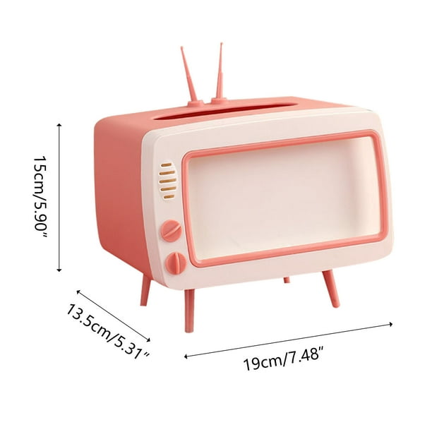 Contenedores de Almacenamiento de Cocina Caja de Almacenamiento Visual Marco de Organización de Panel Plano Que Incluye Soporte de Teléfono Móvil Tv Retro Y Contenedor de Almacenamiento con Múltiples