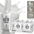 thumbnail image 5 of Genius Gourmet All Natural Keto Shakes Ready to Drink - Low Carb Keto Snacks to Go | Premium MCTs, 1g Sugar, 6g Protein (Vanilla, 12 Pack), 5 of 6