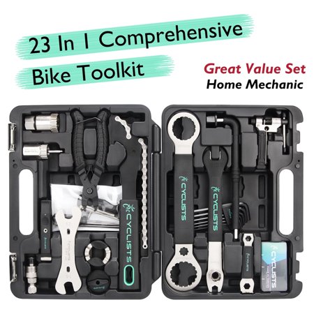 CYCLISTS 自転車専用工具セット 23点セット シマノ対応 ツールボックス付き 自転車 組立て メンテナンス 修理（CT-K01）