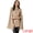 Khaki, variant on DARING DIVA Women's Winter Vintage Double Breasted Slit Sleeve Cape Coat S Beige