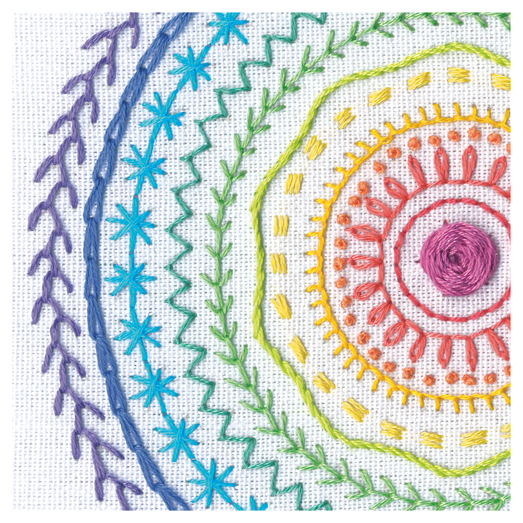Dimensions Circular Sampler Embroidery Kit, 6" diameter