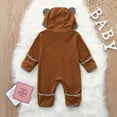 thumbnail image 6 of Baby Jumpsuit Hooded Romper Outfits Cute Winter Clothes Baby Winter for Girls 18-24 Months, 6 of 8
