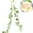 Champagne, variant on SPRING PARK 2.35m Artificial HydrangeaFlower Leaf Rattan Vine Silk Flower Hanging Rattan Wall Fake Garland DIY