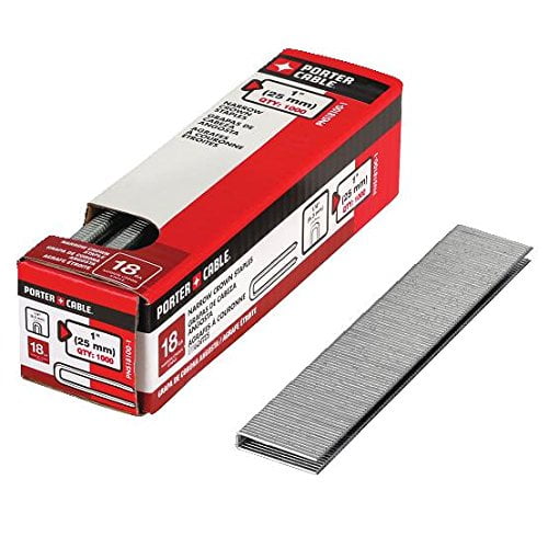 PORTERCABLE NS18Pp 18 Gauge Narrow Crown Staple Project Pack, 900