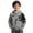 #3 Grey, variant on Ticikt Kids Viking Zip Up Hoodie Boys Norse Mythology Hooded Jacket with Wolf Print Warm Quilted Outerwear for Winter Adventure and Halloween Costume