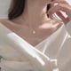 thumbnail image 4 of Collar Con Colgante De Copo De Nieve De Cristal, Collar De Moda, Regalos De Joyería Navideña Para Niñas Y Mujeres Monstrate AP007028-01, 4 of 6