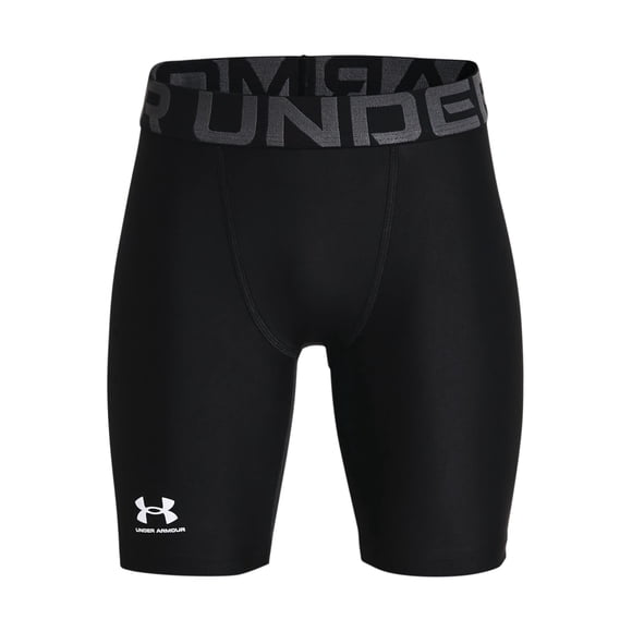 Shorts Under Armour HeatGear Armour para niño, negro, talla pequeña