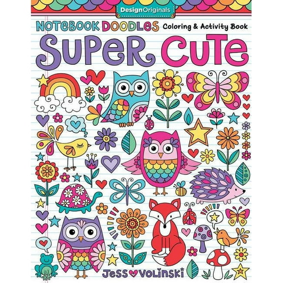 Notebook Doodles Notebook Doodles Super Cute: Coloring & Activity Book, (Paperback)