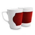 thumbnail image 1 of Velour - Red Band Porcelain Mug with Handle, 1 of 1