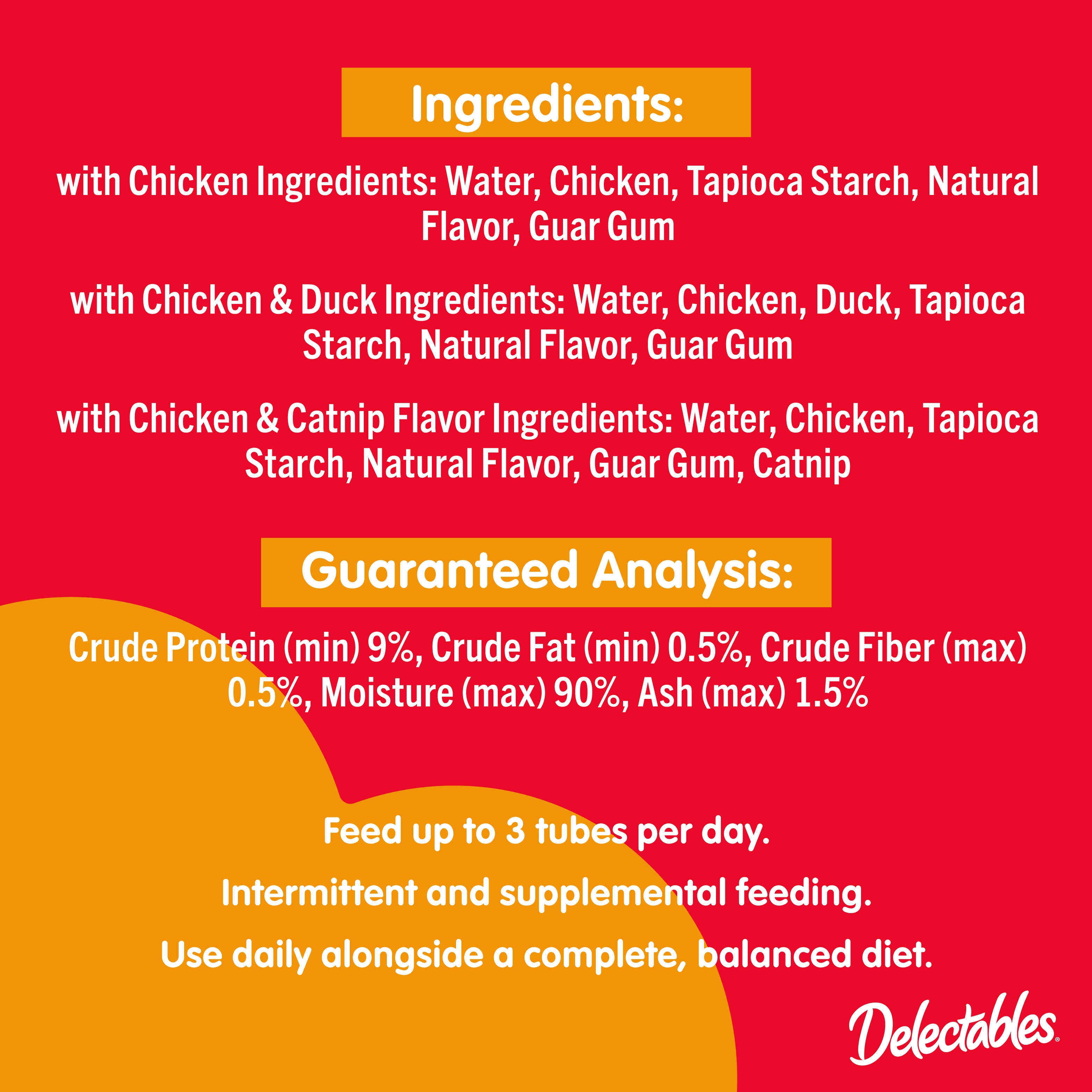 Delectables Squeeze Up Non-Seafood Chicken Variety Pack Lickable Cat Treats, 0.5-oz tube, 48 count