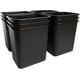 thumbnail image 3 of Cesto De Basura Que Ahorra Espacio - Cabe Debajo Del Escritorio - Espacios Pequeños Y Estrechos En Oficinas Comerciales, Cocinas, Oficinas En El Hogar, Dormitorios - Fácil De Limpiar - Negro, 3 of 5