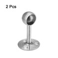 thumbnail image 2 of Uxcell 0.79" Pipe Dia 304 Stainless Steel Wardrobe Rail Support, 2 Pack, 2 of 4