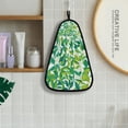 thumbnail image 4 of Green Leafy and Flowers Hanging Towel Hand Towel 16.53x12.20in Quick-Drying for Kitchen and Bathroom Use, 4 of 6