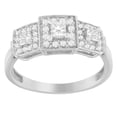 thumbnail image 2 of 14KT White Gold 0.50 ct.TDW Round and Princess Cut Diamond Ring (H-I,SI2-I1), 2 of 4