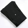 thumbnail image 6 of Iugvhana Leisure Work Pants for Men Straight Leg Daily Thin Slim Casual Business Pants Button Zipper Multi-Pocket Solid Regular Fit Trousers Black 38, 6 of 8