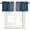 Blue, variant on Sage Green Beige Striped Kitchen Valances for Windows, Modern Farmhouse Retro Lines Bathroom Window Valances 42x12 Inch Rod Pocket Window Treatments Valance Curtains for Living Room Bedroom Decor