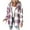 Purple, variant on Yangnuo Womens Trendy Plaid Printed Hooded Jackets 2025 Fall Winter Women's Casual Fashion Plaid Zipper Hooded Long-sleeve Hooded Thick Sweatshirt Pocket Coat Top