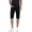 Jet Black - 97271, variant on X RAY Men's Denim Shorts Frayed Hem Slim Look Stretch Jean Short for Men