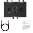 thumbnail image 1 of Stereo Audio Switcher Select Input/Output between 1 and 2 Plug and Play Operation, 1 of 3