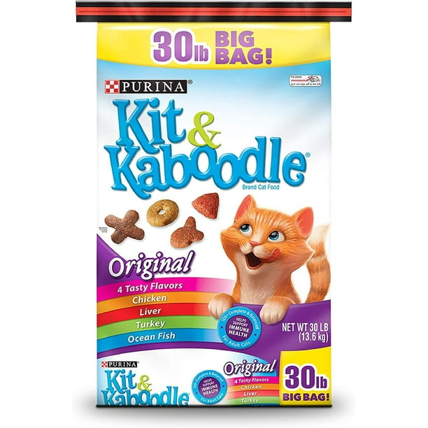 PACK OF 2 Purina Kit & Kaboodle Original Cat Food 30 lb. Bag
