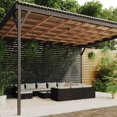 thumbnail image 1 of vidaXL 12 Piece Garden Lounge Set with Cushions Poly Rattan Black, 1 of 6