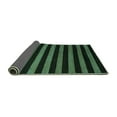 thumbnail image 2 of Ahgly Company Indoor Rectangle Abstract Turquoise Blue Modern Area Rugs, 2' x 3', 2 of 4