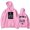 PINK, variant on Maluma Don Juan Photo Tour Merch Hoodies Winter Men/Women Hooded Sweatshirt Cosplay Crewneck LongSleeve