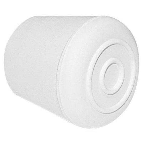 Richelieu America 239474 0.75 in. Non-Skid Rubber Furniture Leg Tips, Off White