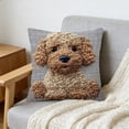 thumbnail image 1 of ddioayh Throw Pillow Cover Animal Print Soft Machine Washable 45x45cm for Sofa Chair Bedroom Home Decor Spring Easter Pet Theme Decorative Gift Idea, 1 of 6