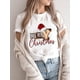 thumbnail image 2 of Ropa de vacaciones para mujer, camiseta con estampado de letras dulces de los años 90, camiseta estampada, camisetas de año nuevo, moda de feliz navidad 2025, 2 of 5