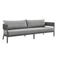 thumbnail image 6 of Menorca Aluminum Outdoor Coffee Table in Dark Gray, 6 of 11