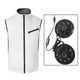 thumbnail image 5 of Chaleco con ventilador Yuyangstore Ropa de chaqueta de enfriamiento portátil Blanco XXL, 5 of 8
