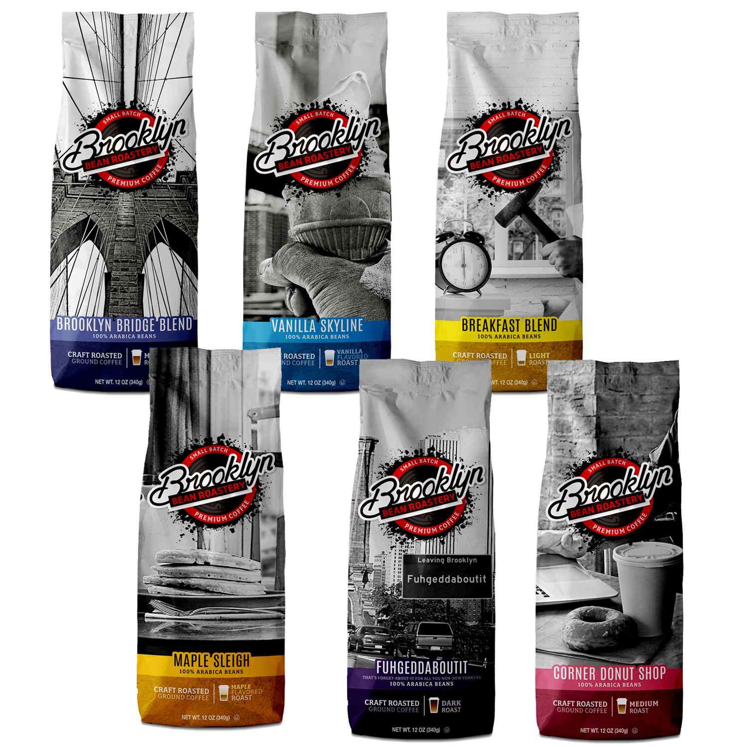 Brooklyn Bean Roastery Hazelnut Flavored Coffee - 40 K-Cup Pods, Medium Roast, Compatible With Keurig 2.0