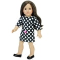 thumbnail image 2 of Sophia's Faux Patent Leather Dress Shoes for 18" Dolls, Black, 2 of 4