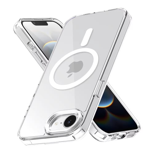 Tasnim Magnetic Case Designed for Apple iPhone 16e - Compatible with Charging & Accessories (Silver)