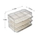 thumbnail image 3 of Estante de cocina multifunción | Organizador plegable de 6 niveles para frutas y verduras | Estación de secado y preparación de platos | Blanco/Gris | 28 x 18 x 15 cm, 3 of 6