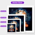 thumbnail image 5 of Happy Halloween Vampire Shih Tzu BOO with Pumpkins Fun and Spooky Vinyl Sticker Lion Dog Lover Gifts Waterproof Decal Art Decor - 00018, 5 of 5